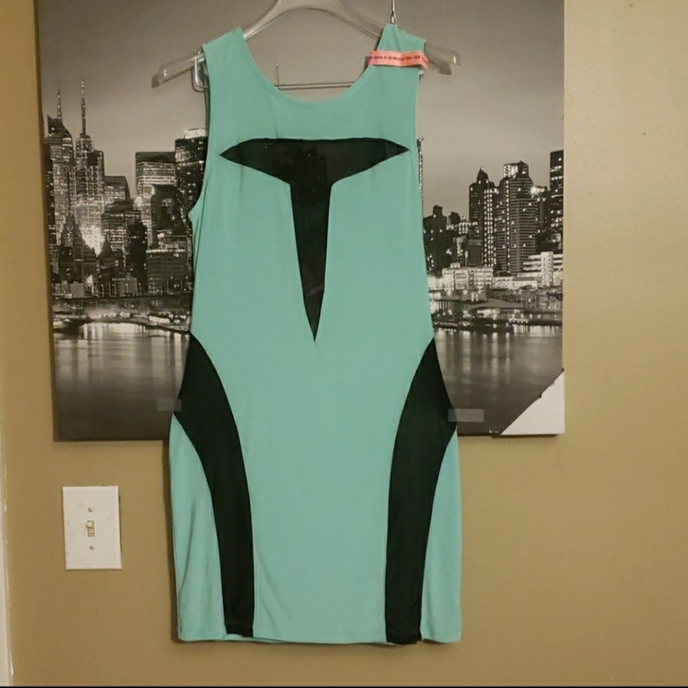 Blue Bodycon Dress